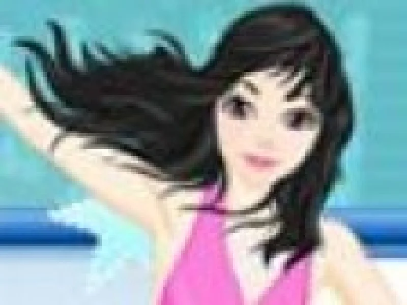 Barbie la patinaj