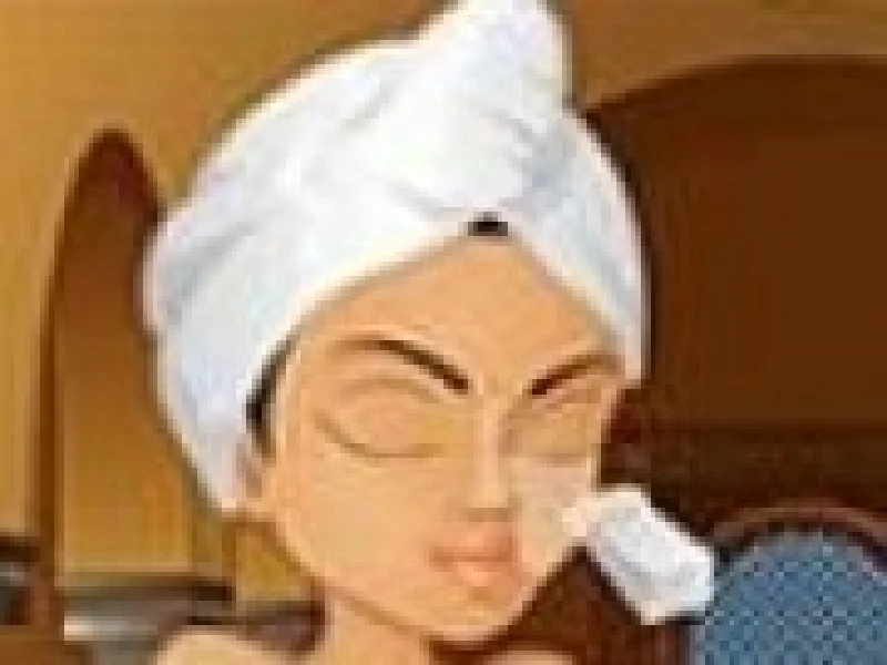 Barbie la spa si machiaj
