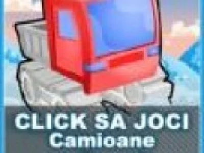 Camioane cu senile pe zapada
