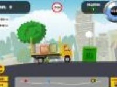 Camion cu remorca de transport