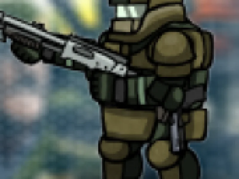 Commando cu impuscaturi