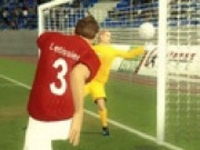 Fotbal 3d gol din centrare