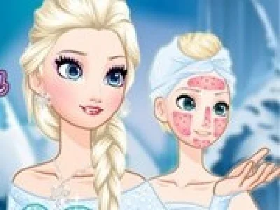 frozen elsa de machiat si imbracat