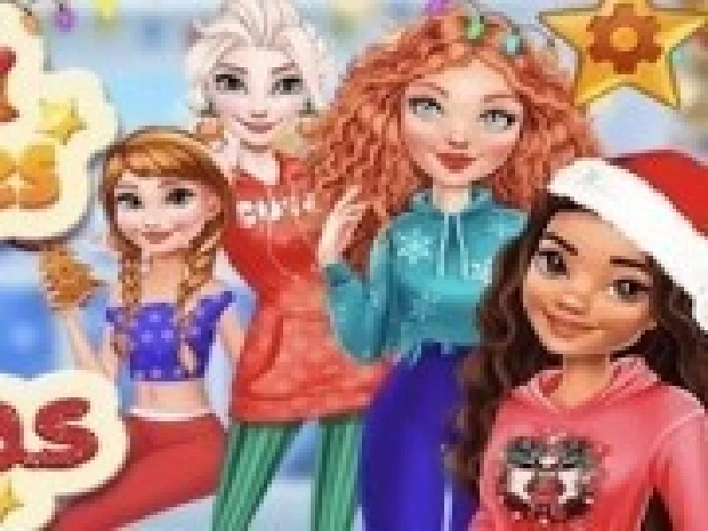 12 zile de craciun cu printese disney