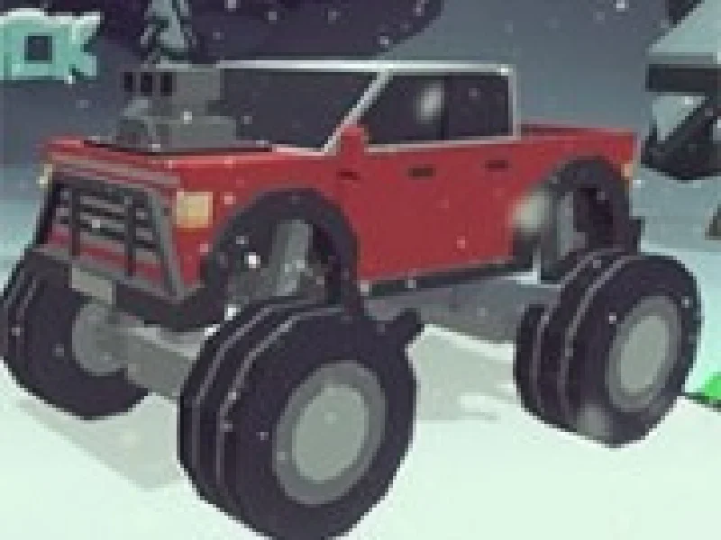 3d monster truck pe drumuri inghetate