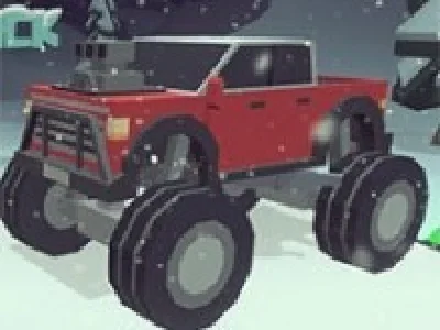 3d monster truck pe drumuri inghetate