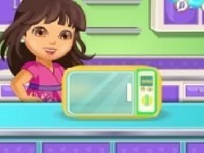 adolescenta dora gateste tort cu banane