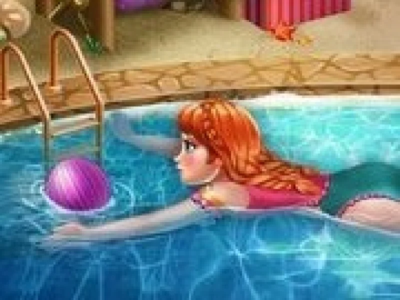 anna frozen la piscina