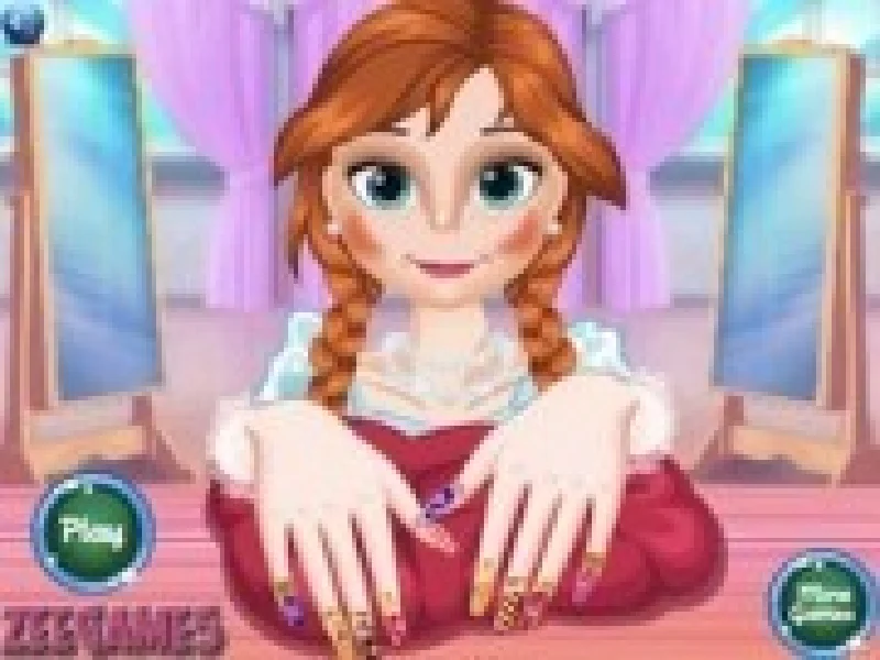 anna in salonul de unghii