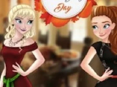 anna si elsa decorat si imbracat