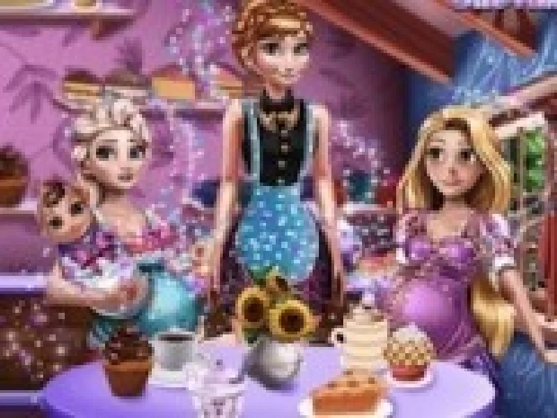 anna si elsa deschid magazin de dulciuri