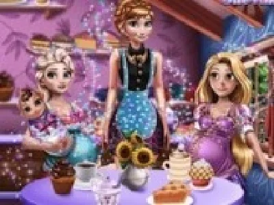 anna si elsa deschid magazin de dulciuri