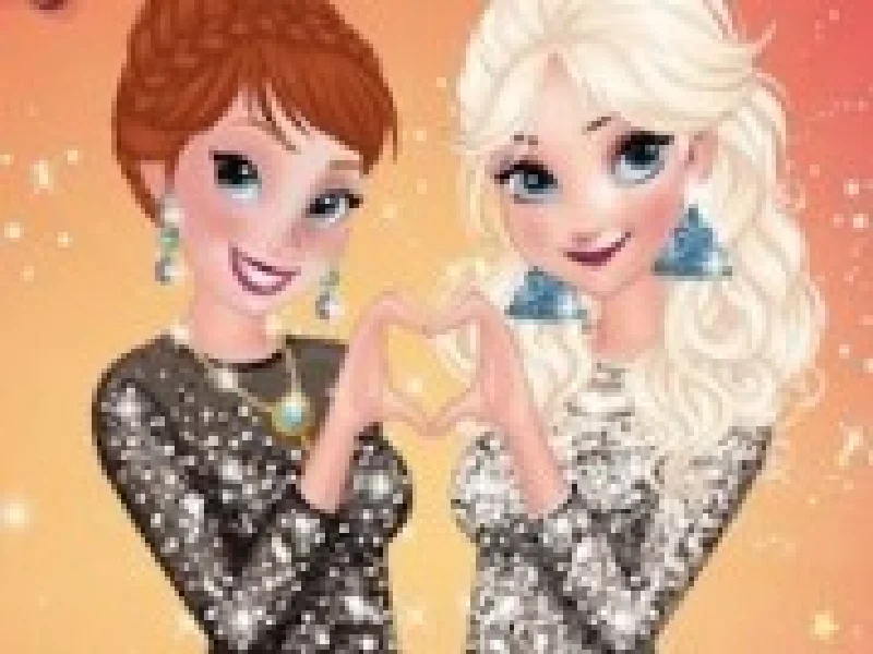 anna si elsa noapte fetelor frozen