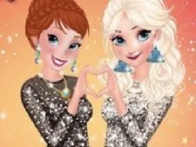 anna si elsa noapte fetelor frozen