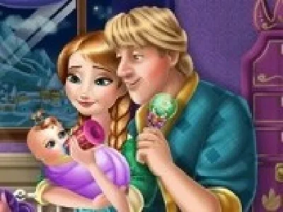 anna si kristoff ingrijesc bebelusul