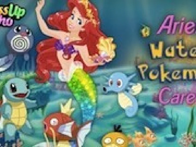 ariel aranjeaza pokemonii de apa