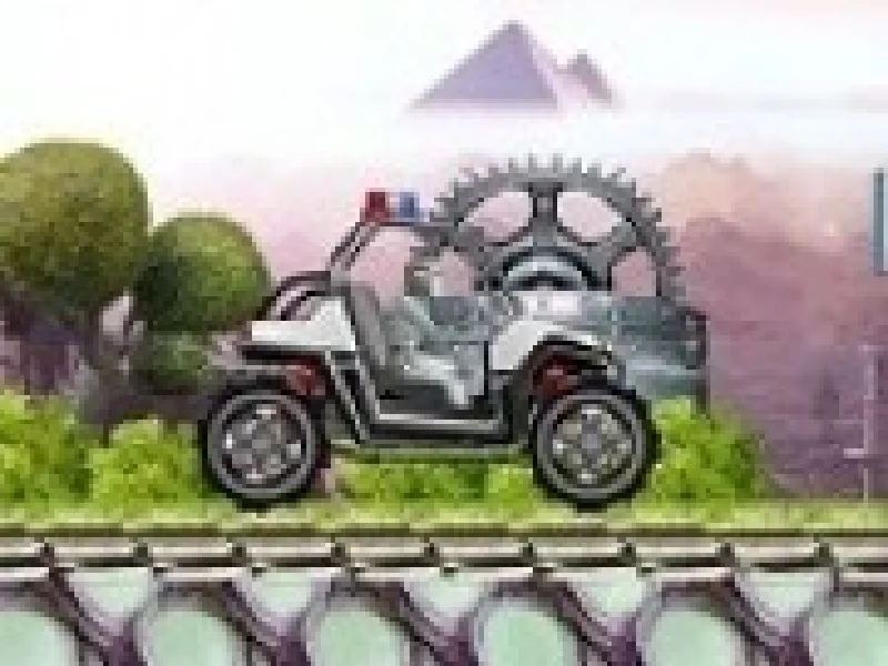 atv de politie cu roboti