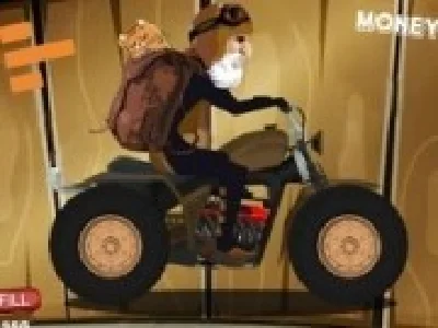 atv in curse de motorcross