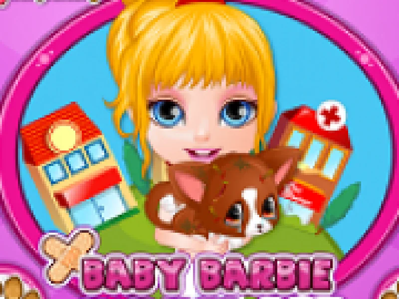 baby barbie ingrijeste animale