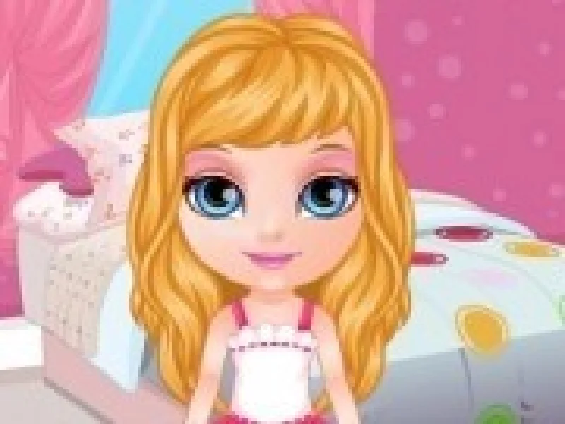 baby barbie petrecere in pijamale