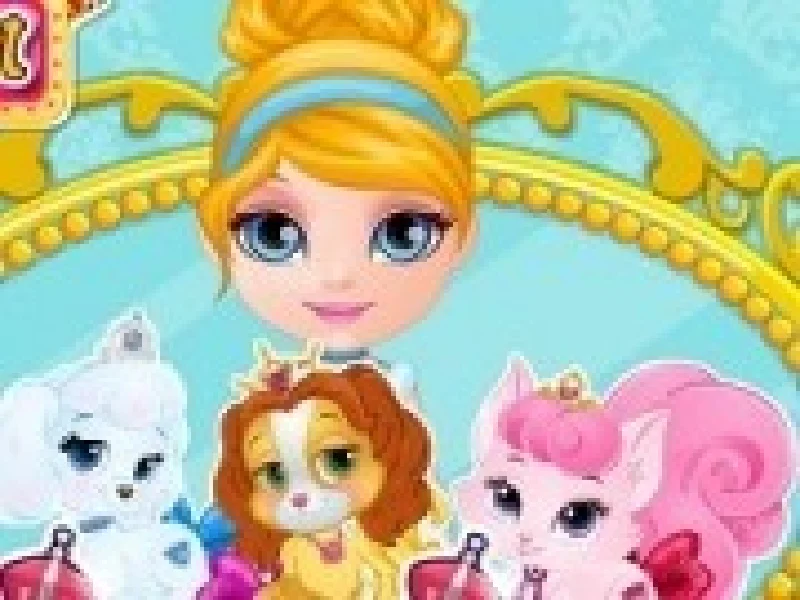 baby barbie si catelusii regali