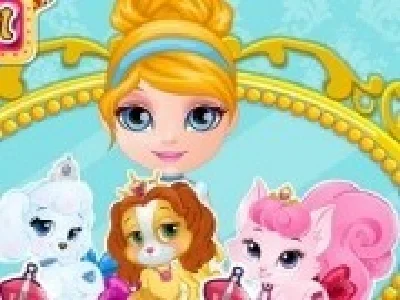 baby barbie si catelusii regali