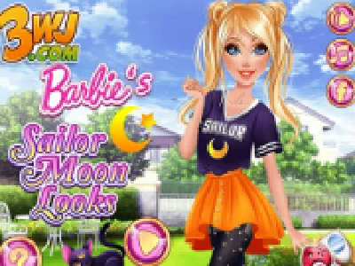barbie costumata ca sailor moon