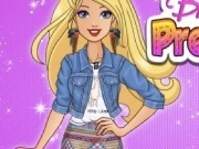 barbie frumoasa in blugi