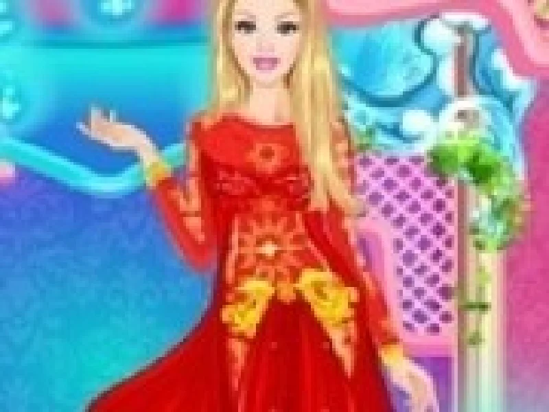 barbie imbracat haine regale