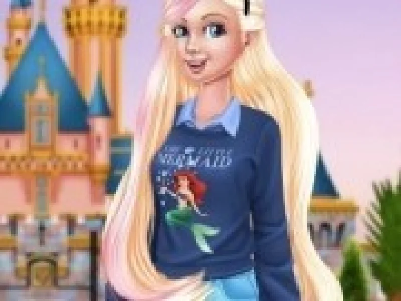barbie in vizita la disneyland
