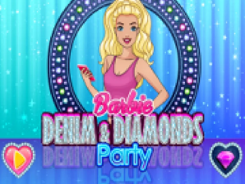 barbie petrecerea cu blugi si diamante