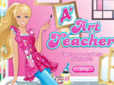 Barbie profesoara de arta