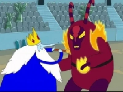 batalia vrajitorilor cu finn si jake