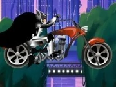 batman cursa pe motocicleta