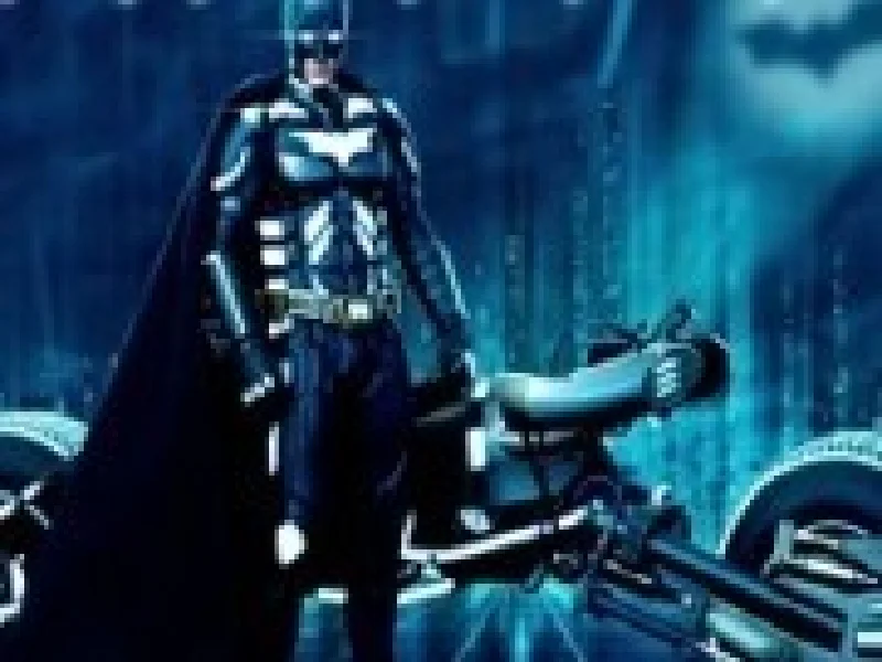 batman curse pe motocicleta