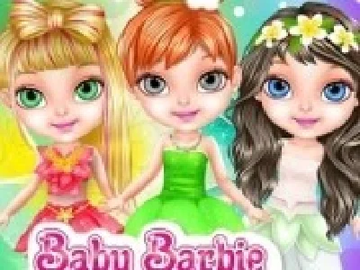 bebelusa barbie in salonul de zane