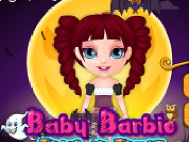 bebelusa barbie pregatiri de halloween