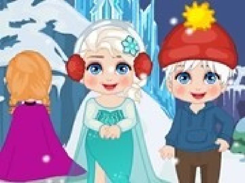bebelusa elsa cu jack frost