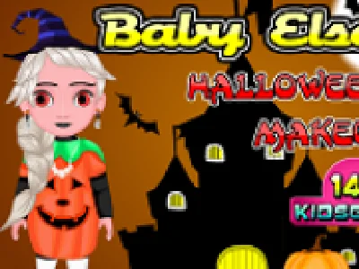 bebelusa elsa imbracat de halloween