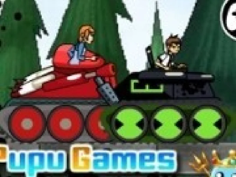 ben 10 ataca cu tancuri