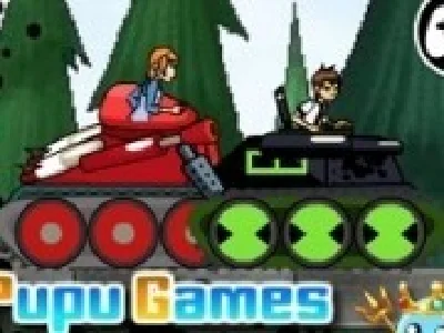 ben 10 ataca cu tancuri