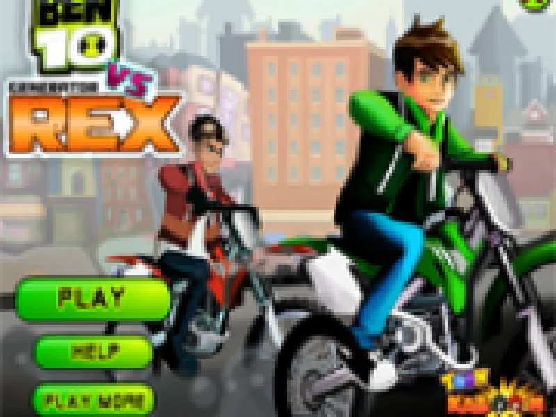 ben 10 curse motorete vs generator rex