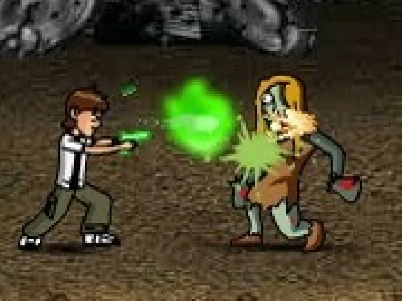 ben 10 vs zombi impuscaturi