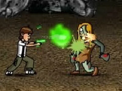 ben 10 vs zombi impuscaturi