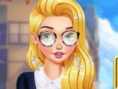 blonda cu permis de condus