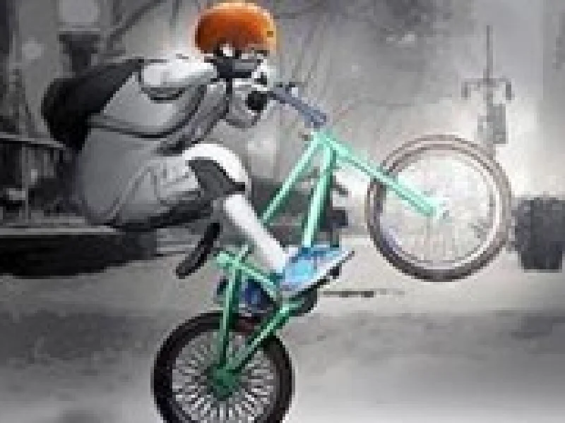bmx de curse cu trambuline