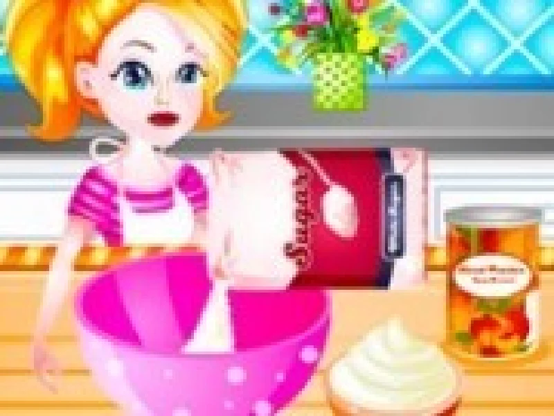 bucatareasa barbie de placinta cu capsuni