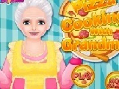 bunica gateste pizza gustoasa