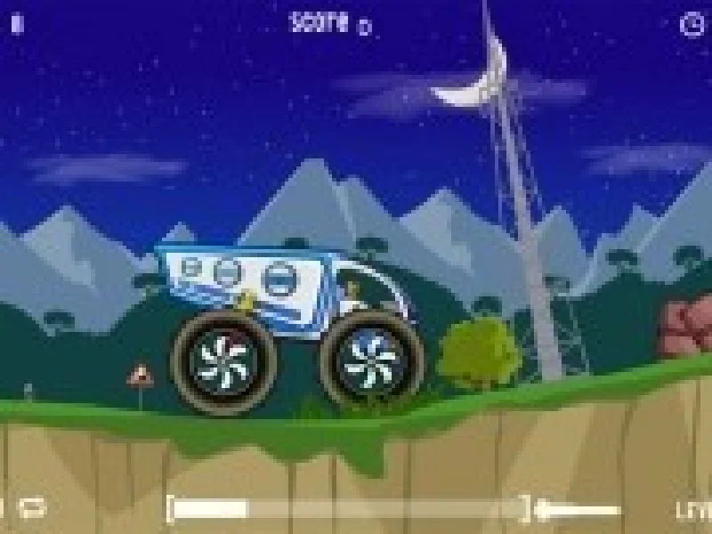 camion in spatiu