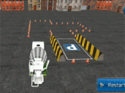 camion pentru constructii 3d
